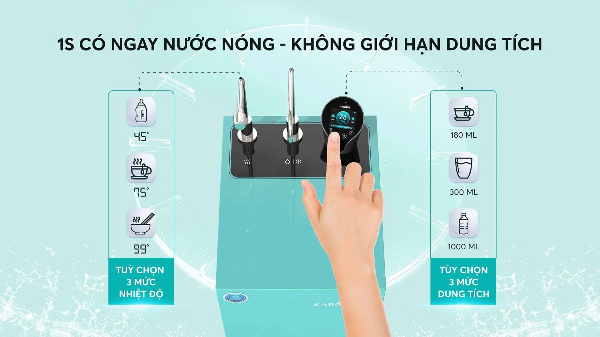 Công nghệ làm nóng nhanh không bình chứa