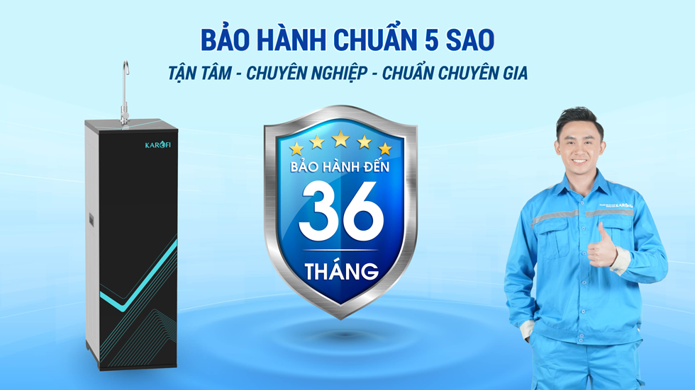 Karofi L06 có chế độ bảo hành 36 tháng