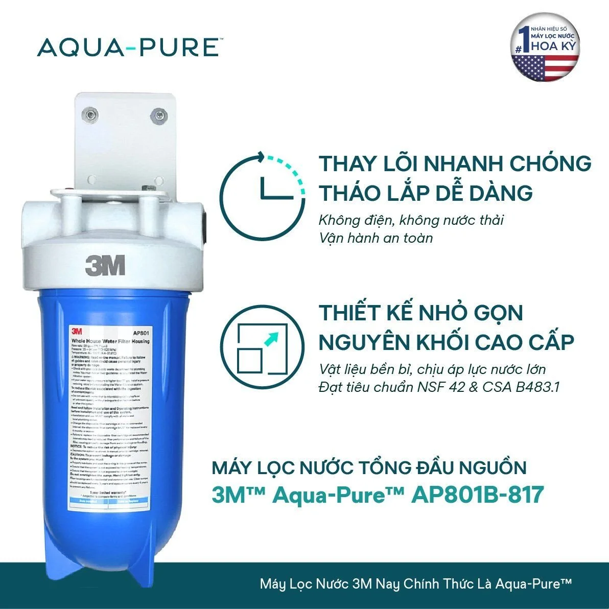 Thay lõi dễ dàng hơn