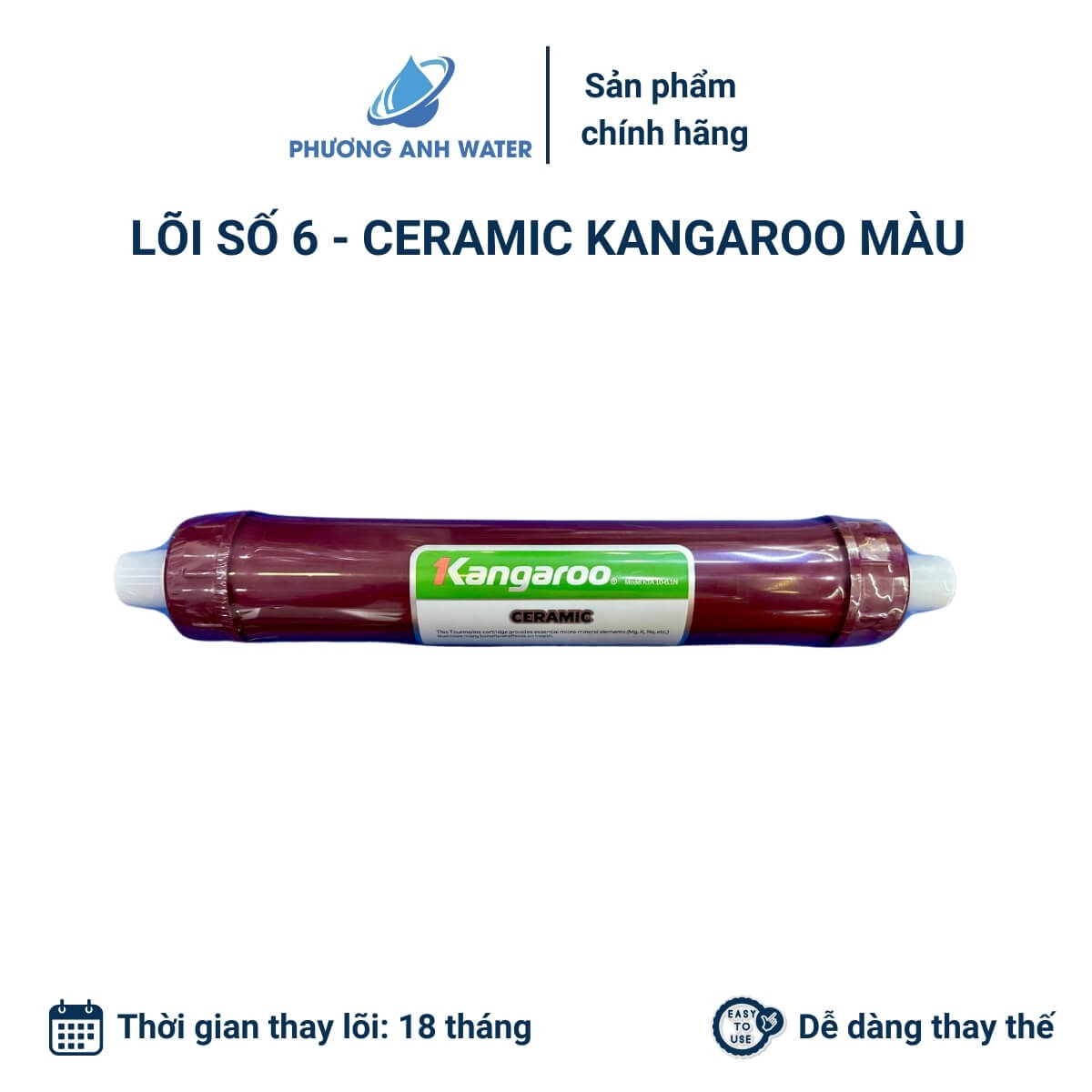 Lõi Ceramic Kangaroo màu