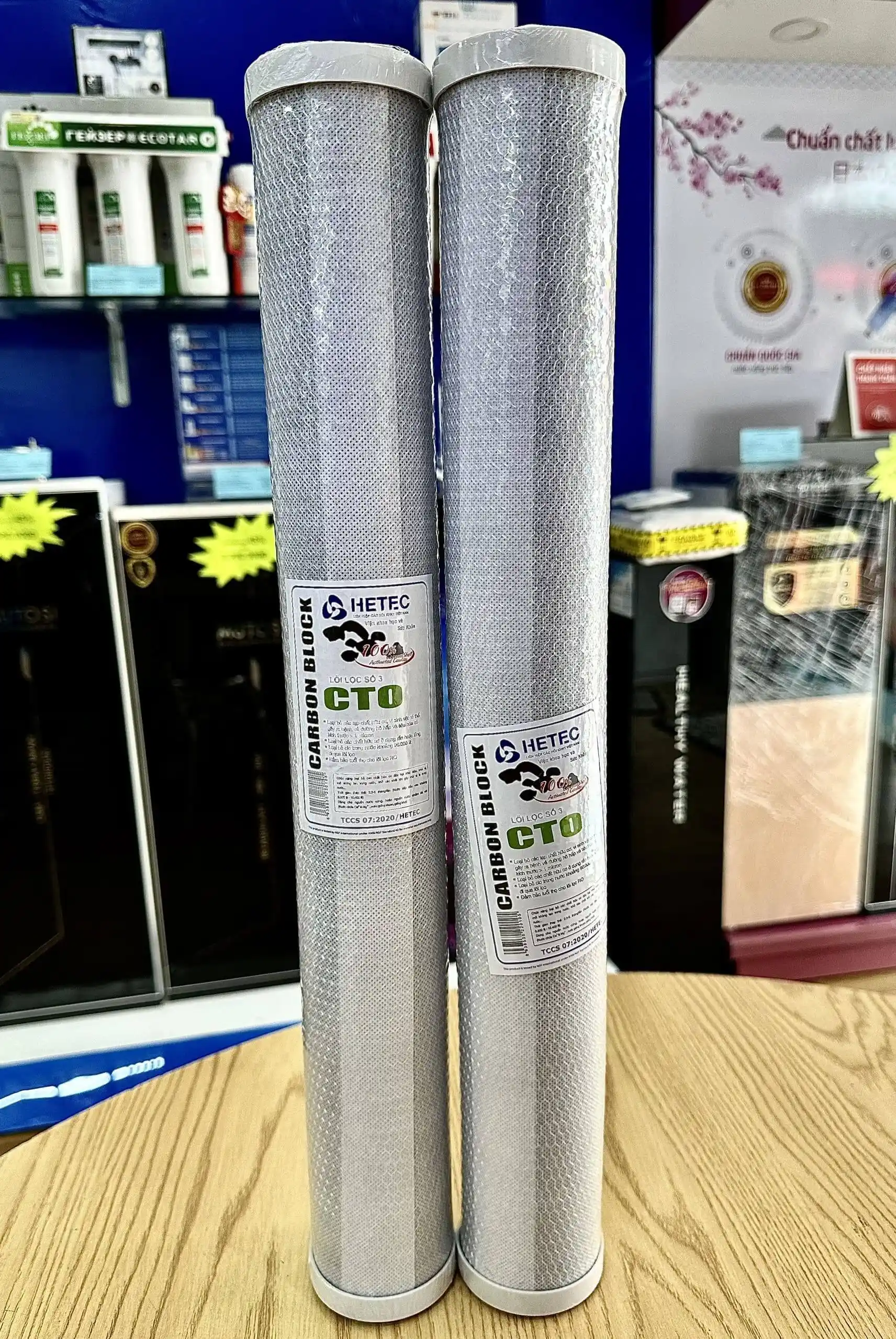 Lõi lọc than hoạt tính dạng nén CTO 20 inch 
