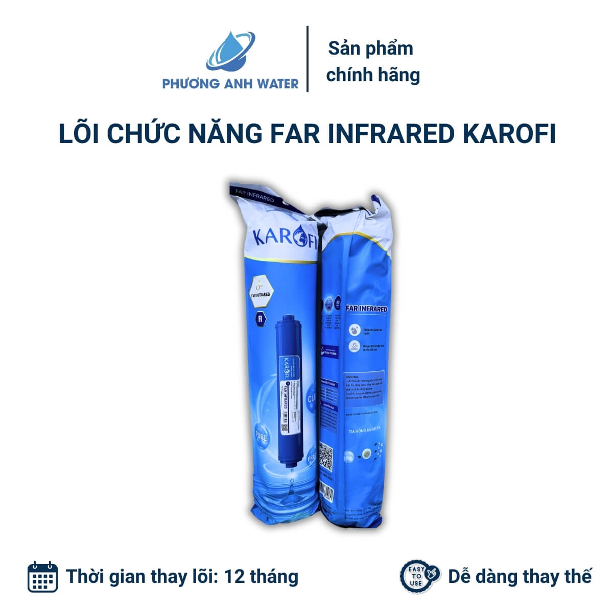Lõi chức năng Far Infrared chính hãng Karofi