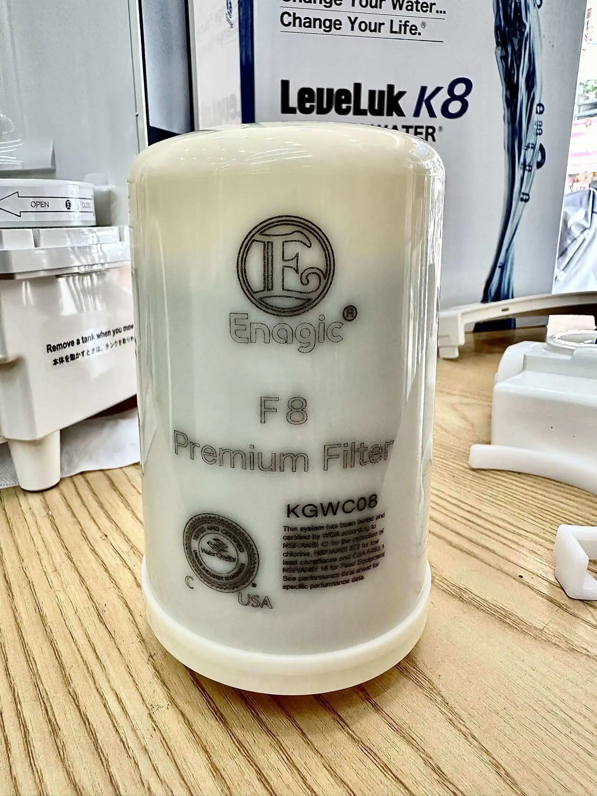 Lõi lọc F8 dùng cho máy lọc nước ION Kiềm Kangen K8
