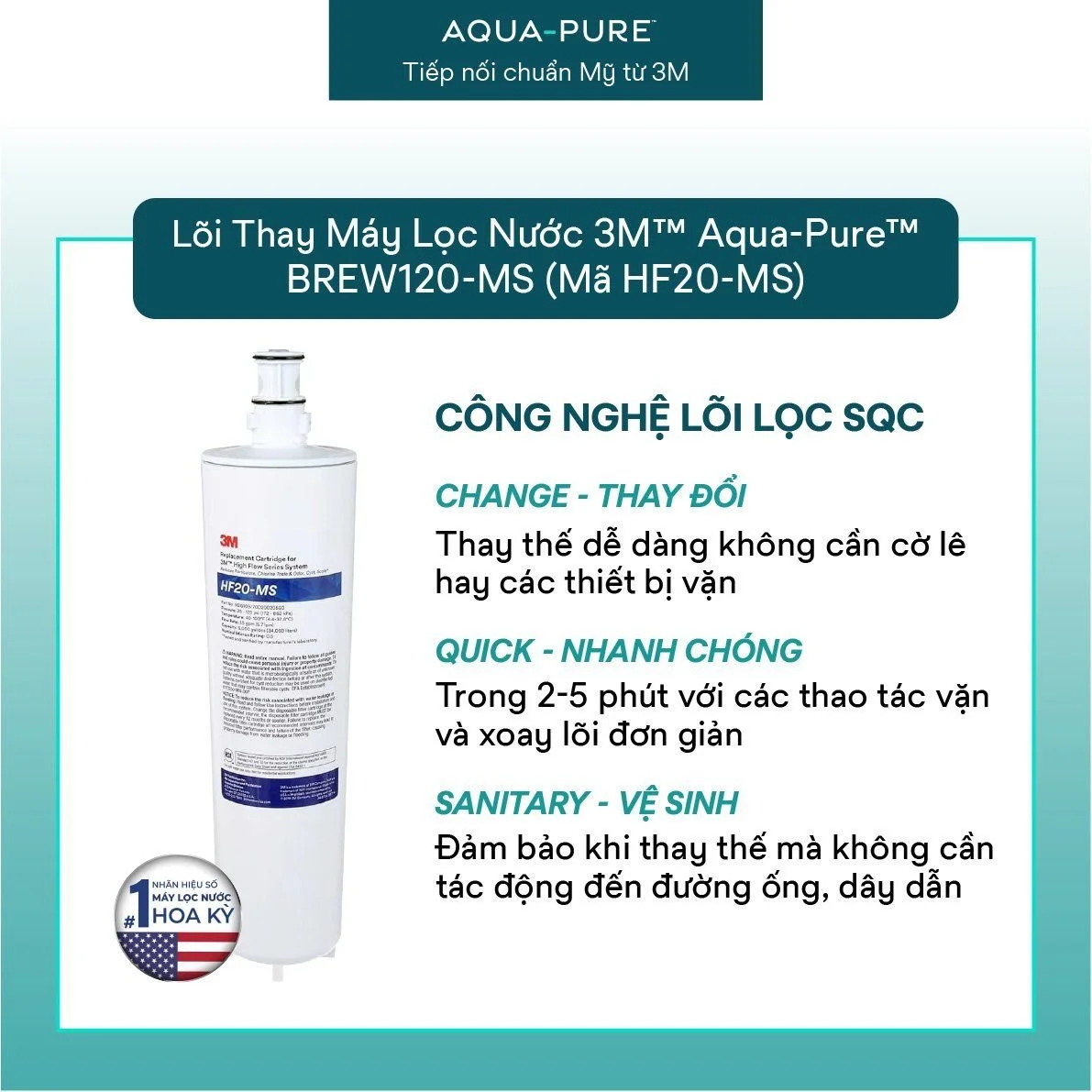Thay thế dễ dàng với công nghệ SQC