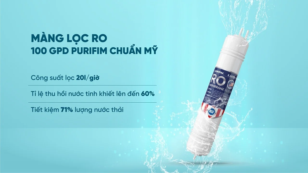 Lõi RO đúc nhanh chuẩn Mỹ