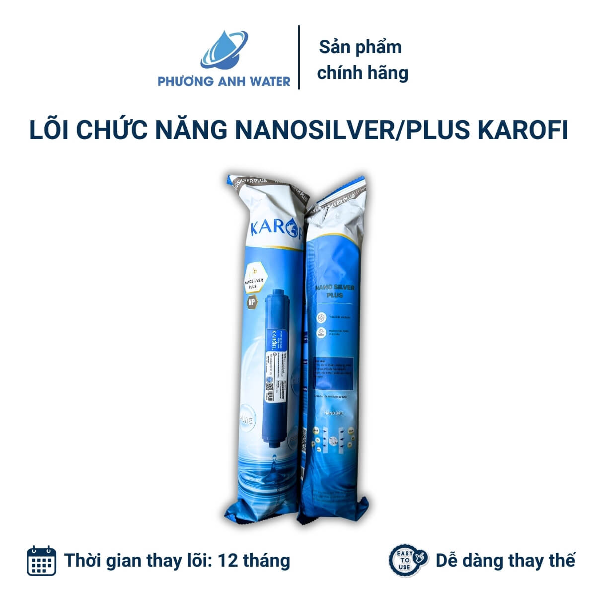Lõi chức năng Nanosilver chính hãng Karofi