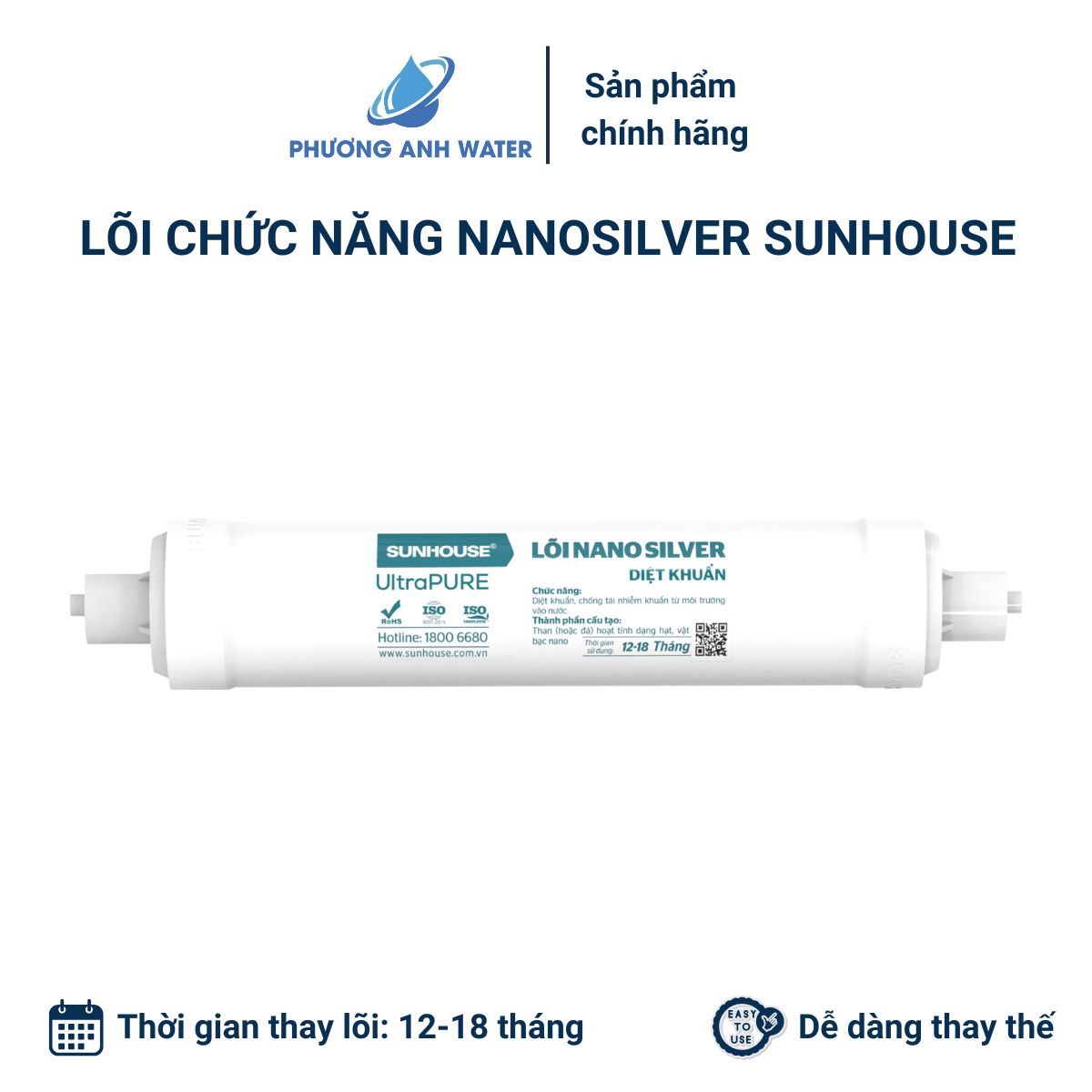 Lõi chức năng Nanosilver Sunhouse
