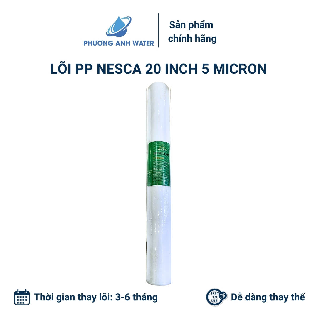 Lõi Nesca 20 inch 5 micron