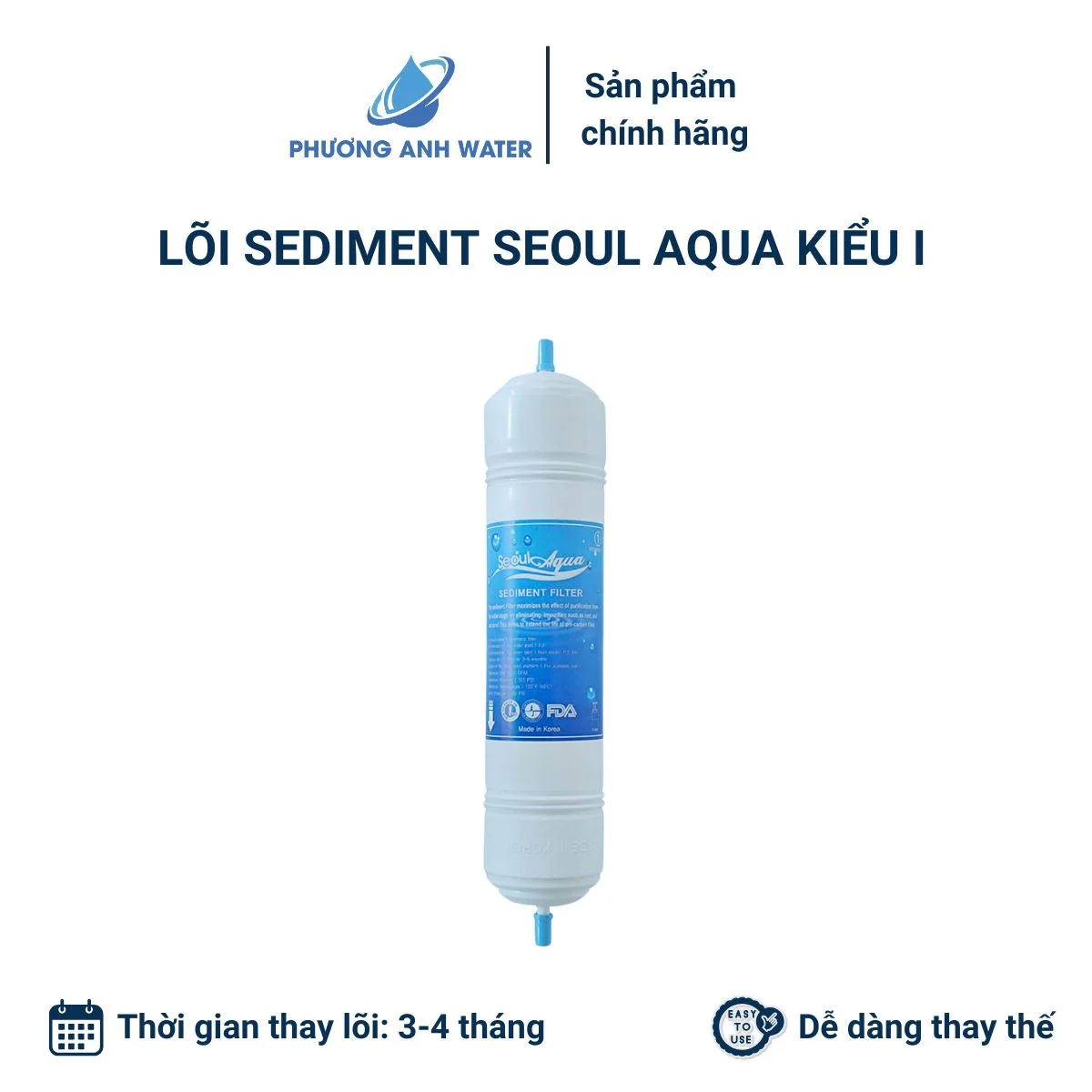 Lõi Sediment Seoul Aqua kiểu I