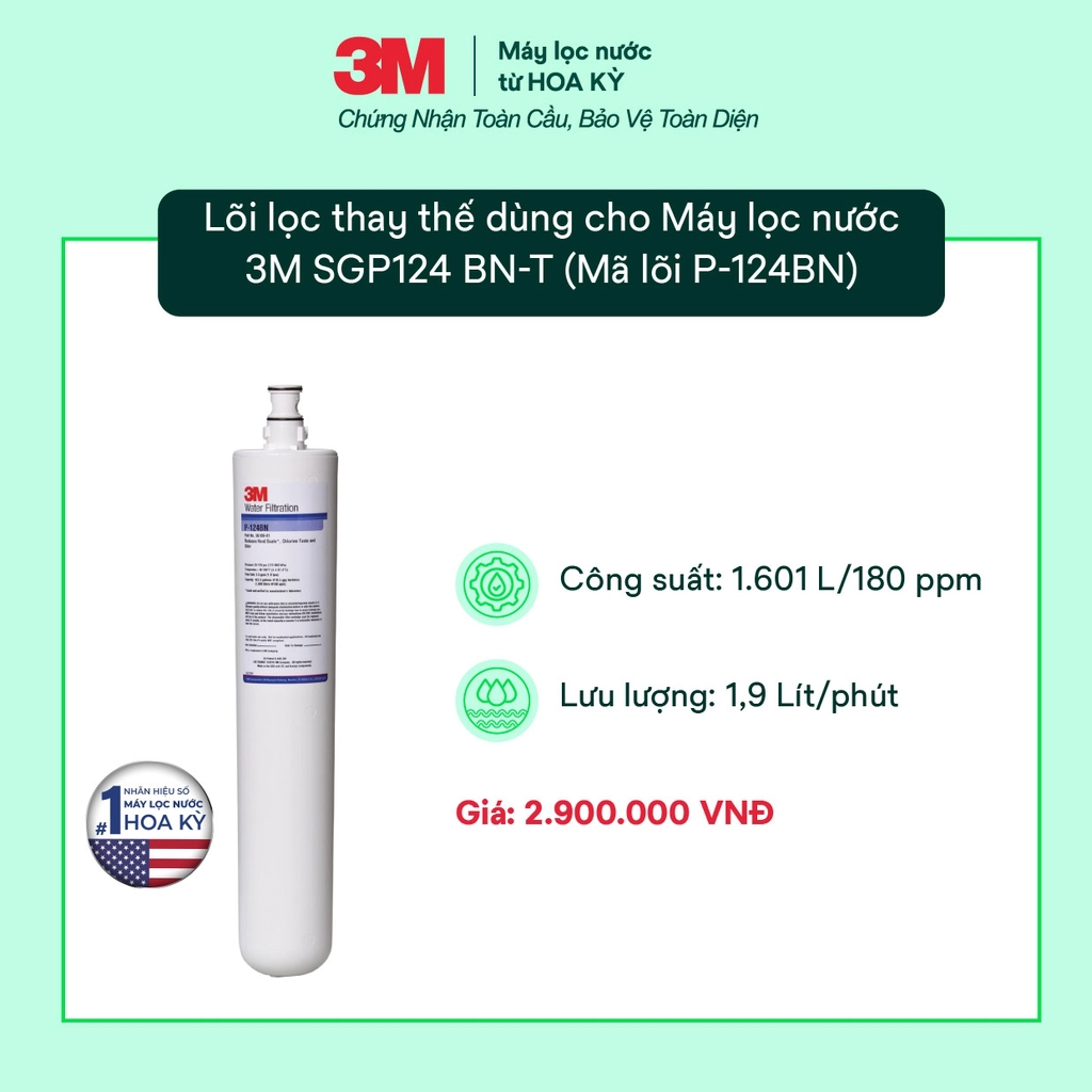 Lõi thay thế cho 3M SGP124BN-T