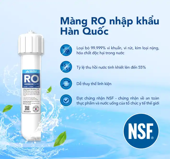 Màng RO nhập khẩu từ Hàn Quốc