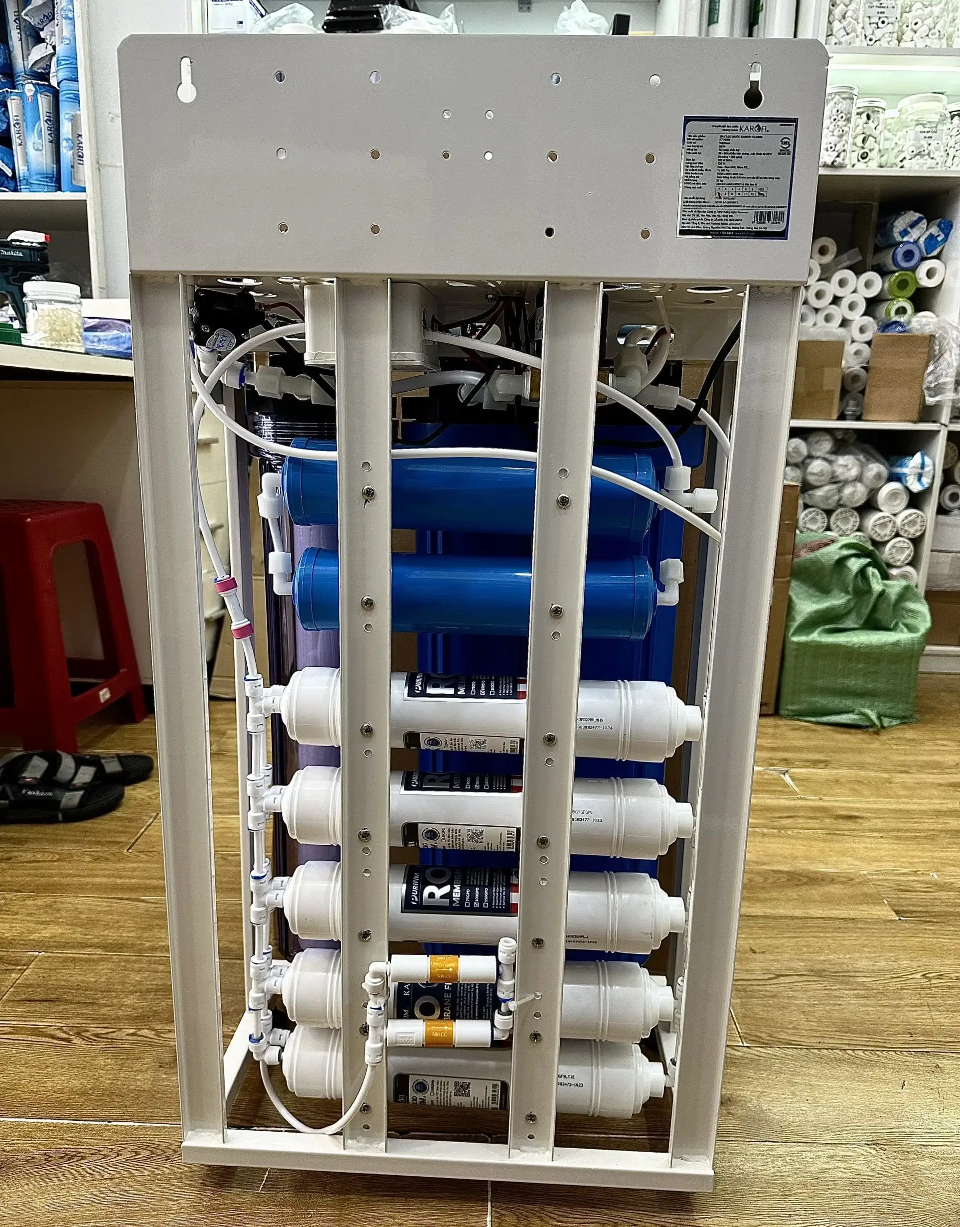 Hình thực tế máy lọc nước bán công nghiệp Karofi 80L/H