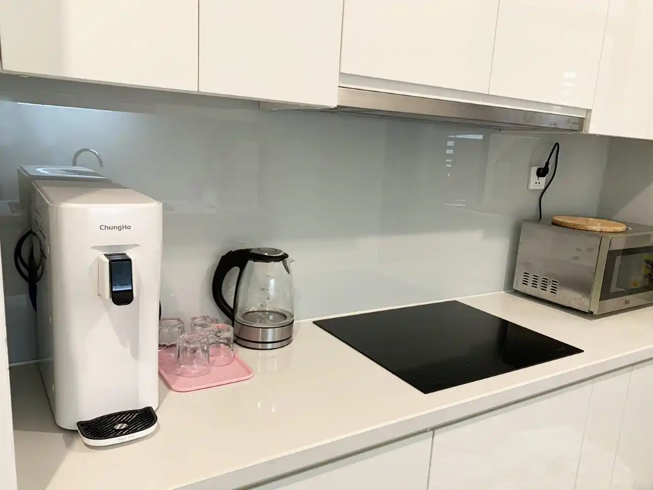 Hình lắp đặt thực tế máy lọc nước RO ChungHo Ambient S