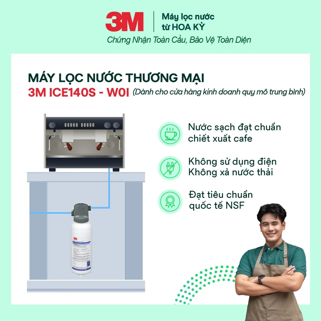 Máy lọc nước thương mại dành cho quán cà phê