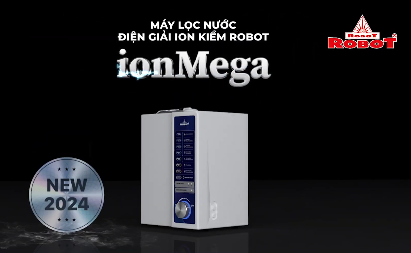 Máy lọc nước ION Kiềm Robot ionMega được ra mắt với giá siêu tiết kiệm