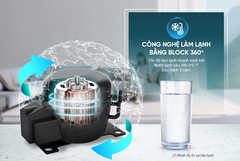 Công nghệ làm lạnh sâu bằng Block 360