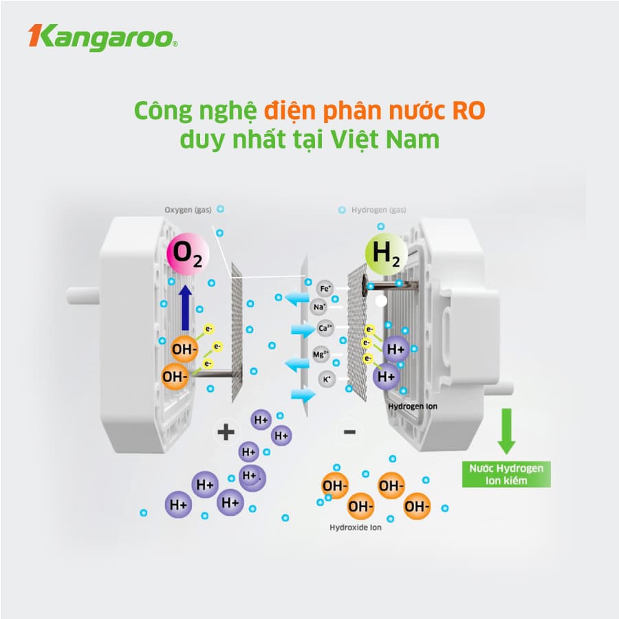 Công nghệ điện phân nước RO độc đáo