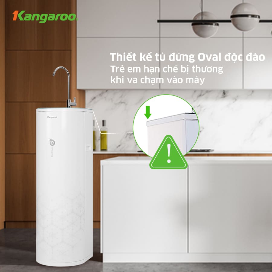 Thiết kế tủ đứng dạng Oval độc đáo