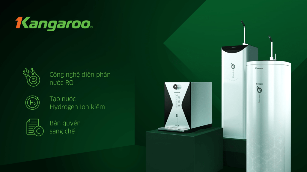 Tính năng nổi bật của máy lọc nước Hydrogen ION Kiềm Kangaroo KG100EO OVAL