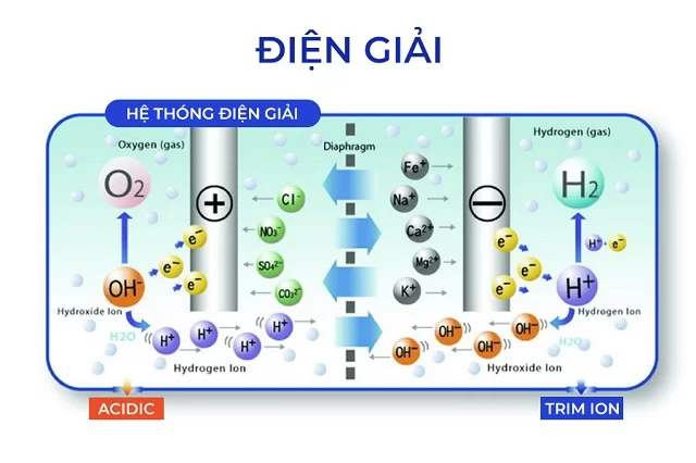 Quy trình tạo ra nước điện phân
