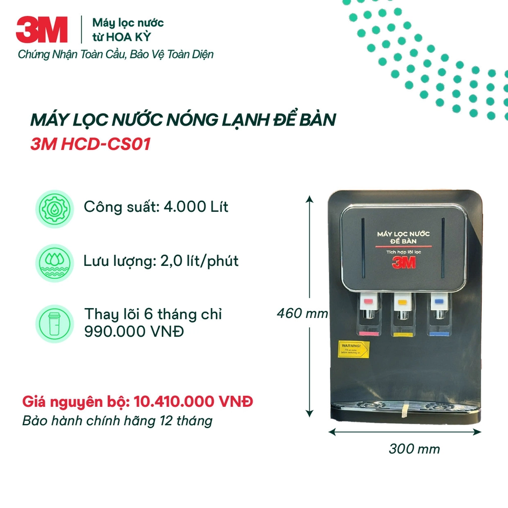 Tính năng nổi bật của 3M HCD-CS01