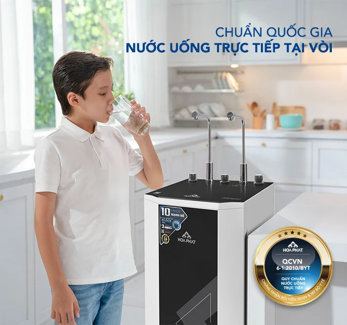 Nước sau lọc chuẩn nước uống trực tiếp