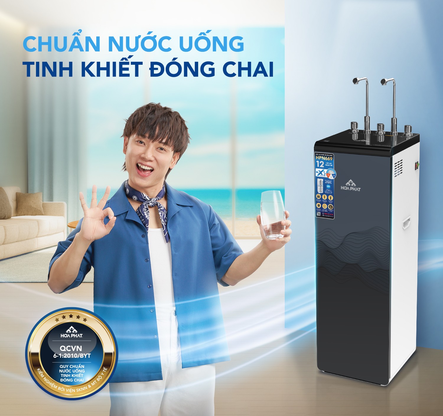 Nước sau lọc chuẩn nước tinh khiết