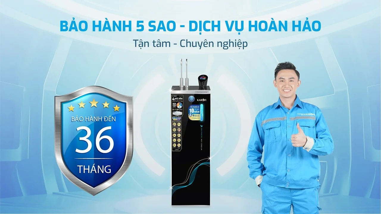 Bảo hành vượt trội 36 tháng
