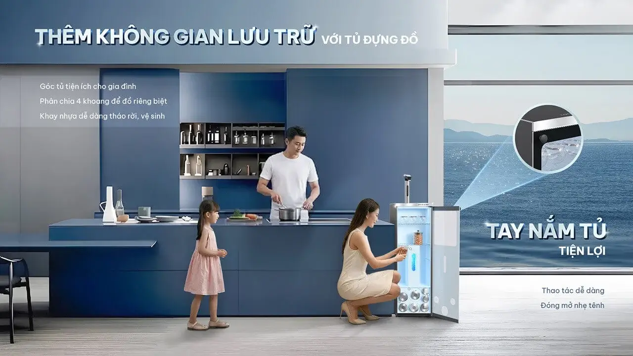Thiết kế kiểu mới của DIAMOND SA66 với ngăn đựng đồ tiện lợi ngay trong thân máy