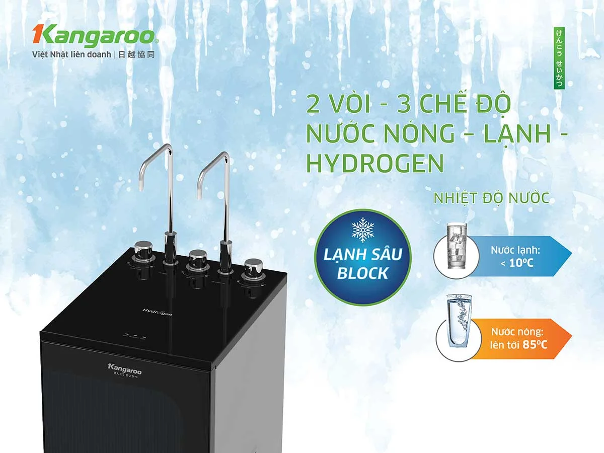 Ba chế độ Nóng - Lạnh - Hydrogen tiện lợi