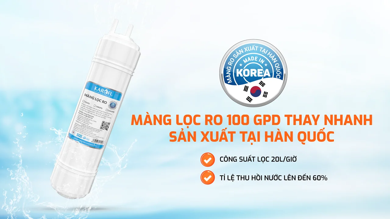 Màng RO đúc nối nhanh Hàn Quốc