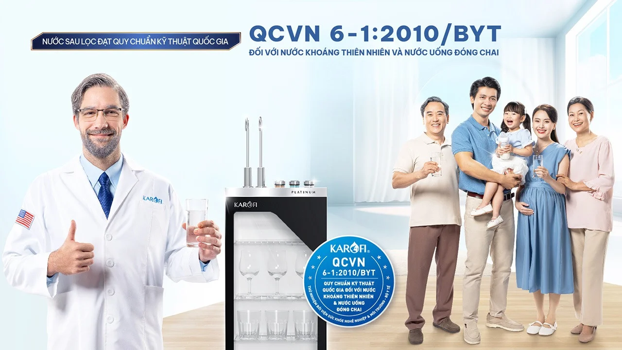 Đạt chứng nhận nước uống tinh khiết