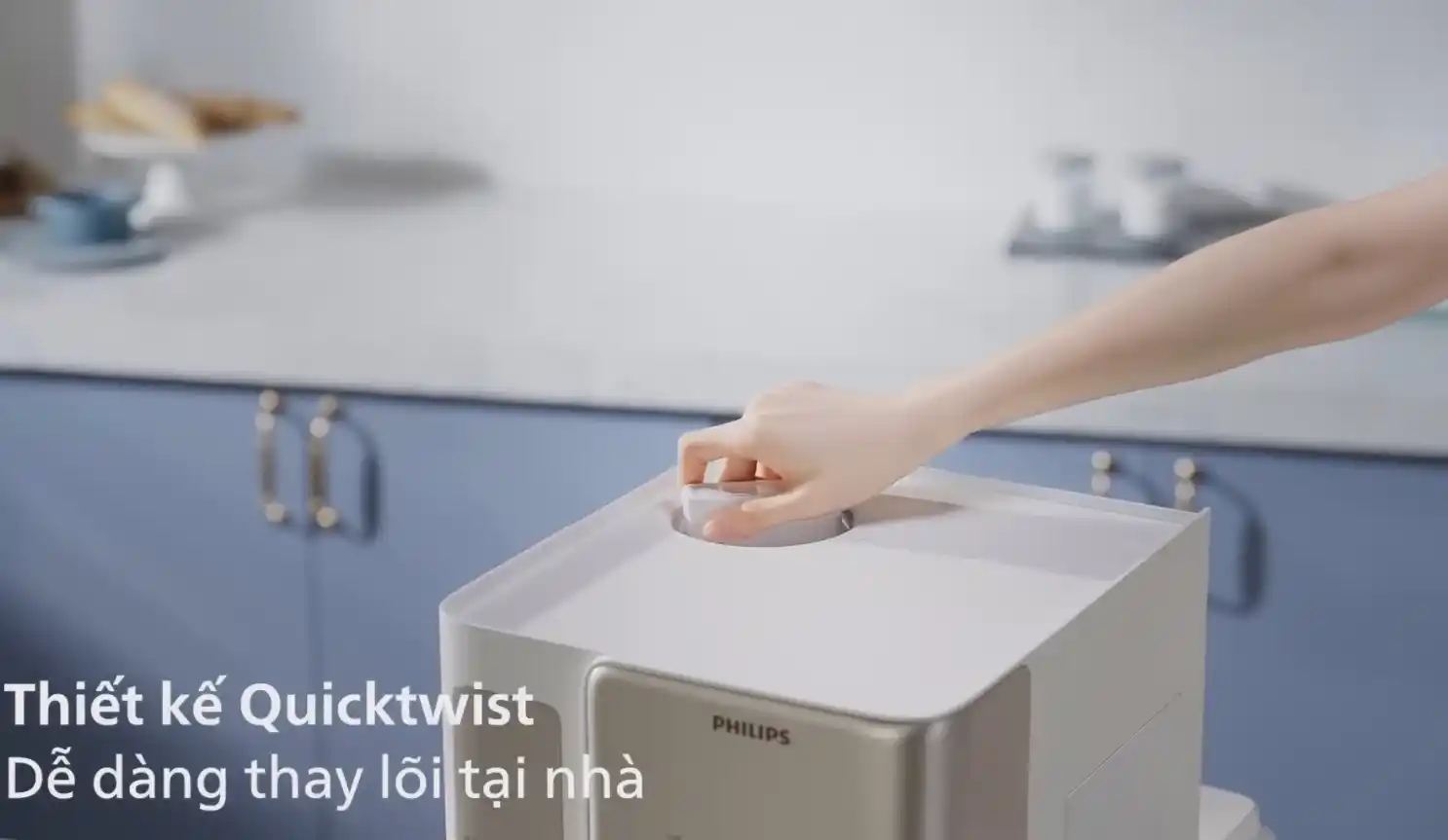 Dễ dàng thay lõi nhờ công nghệ QuickTwist