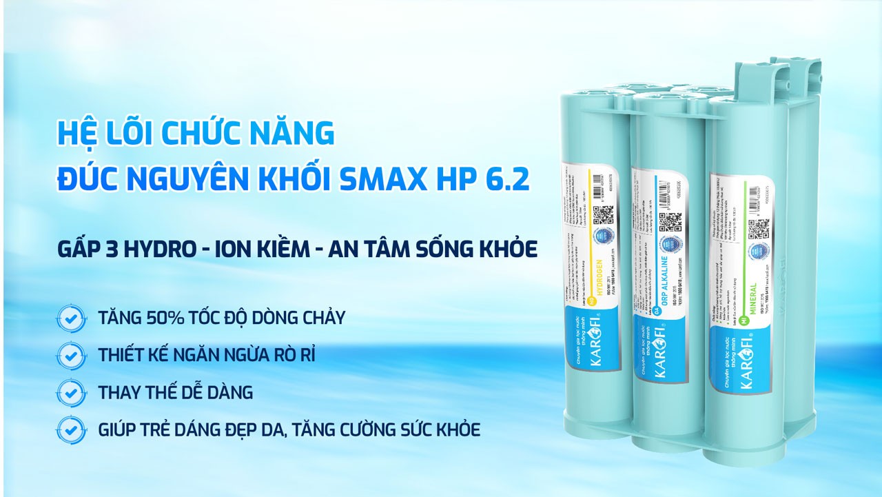 Bộ lõi chức năng Karofi SMAX HP 6.2 công suất cao