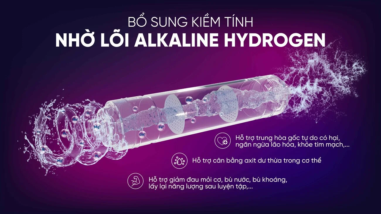 Lõi Alkaline Hydrogen tăng cường kiềm tính cho nước