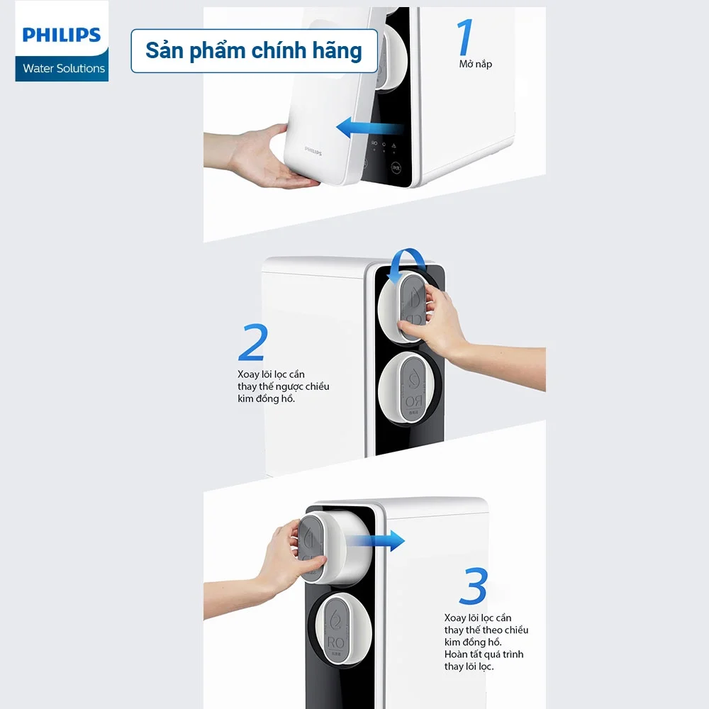 Thay lõi dễ dàng với công nghệ QuickTwist