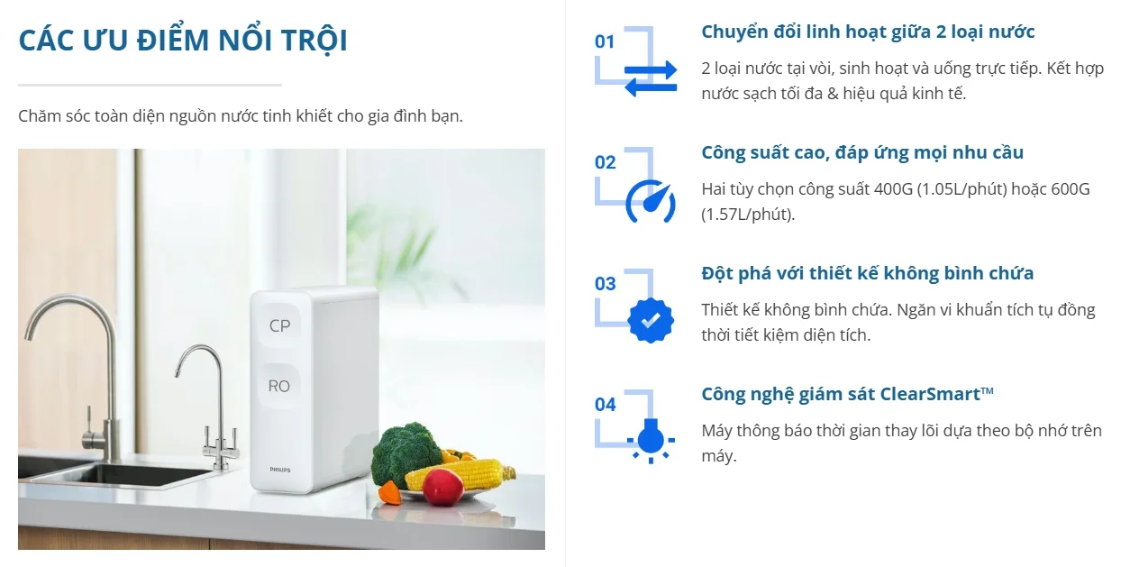 Sản phẩm với thiết kế nhỏ gọn nhưng tích hợp nhiều chức năng tiện lợi