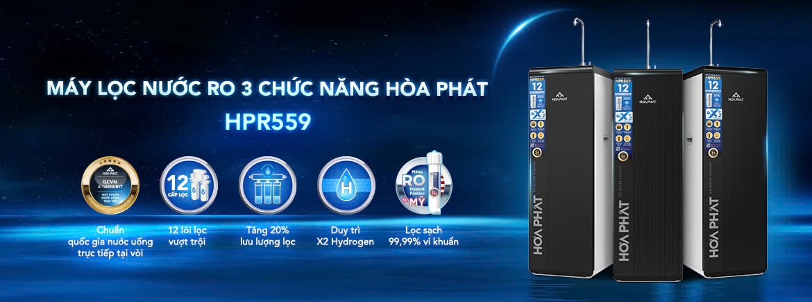 Tính năng nổi bật của máy lọc nước RO Hòa Phát HPR559