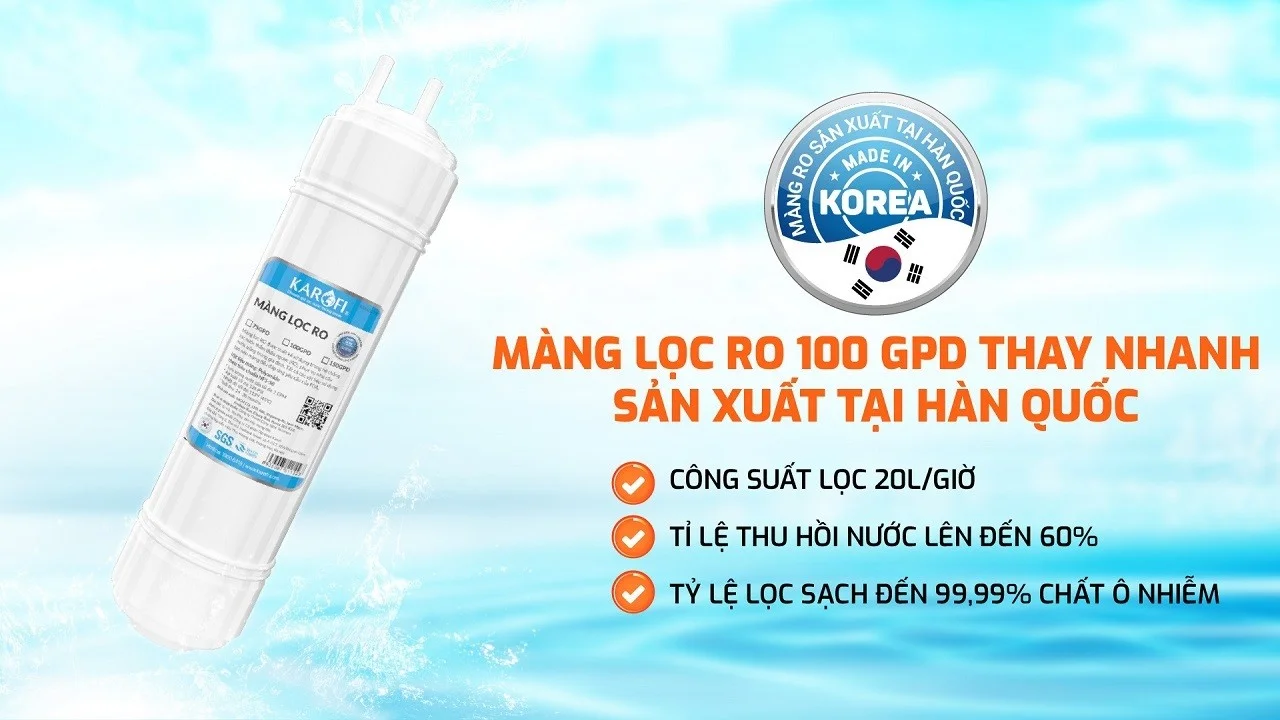 Màng RO đúc nối nhanh Hàn Quốc