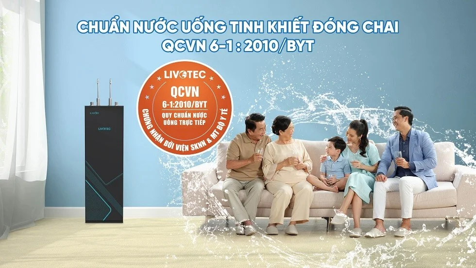 Nước uống chuẩn nước tinh khiết