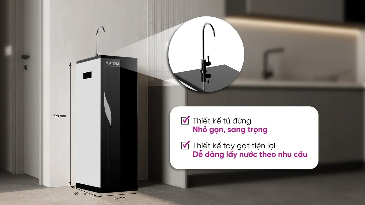 Thiết kế tủ đứng nhỏ gọn