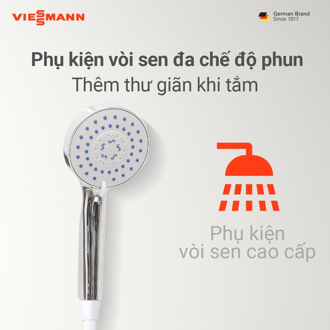 Phụ kiện vòi sen cao cấp cùng nhiều chế độ phun nước