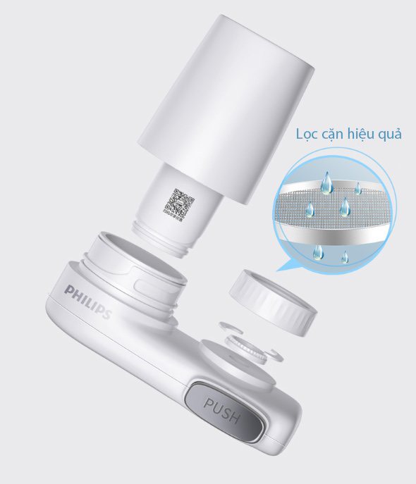 Máy lọc nước tại vòi Philips AWP3753 sẽ cung cấp nguồn nước sạch chăm sóc làn da của bạn