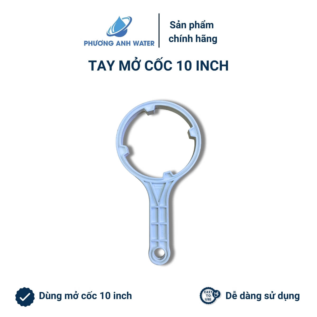 Khóa mở cốc lọc 10 inch