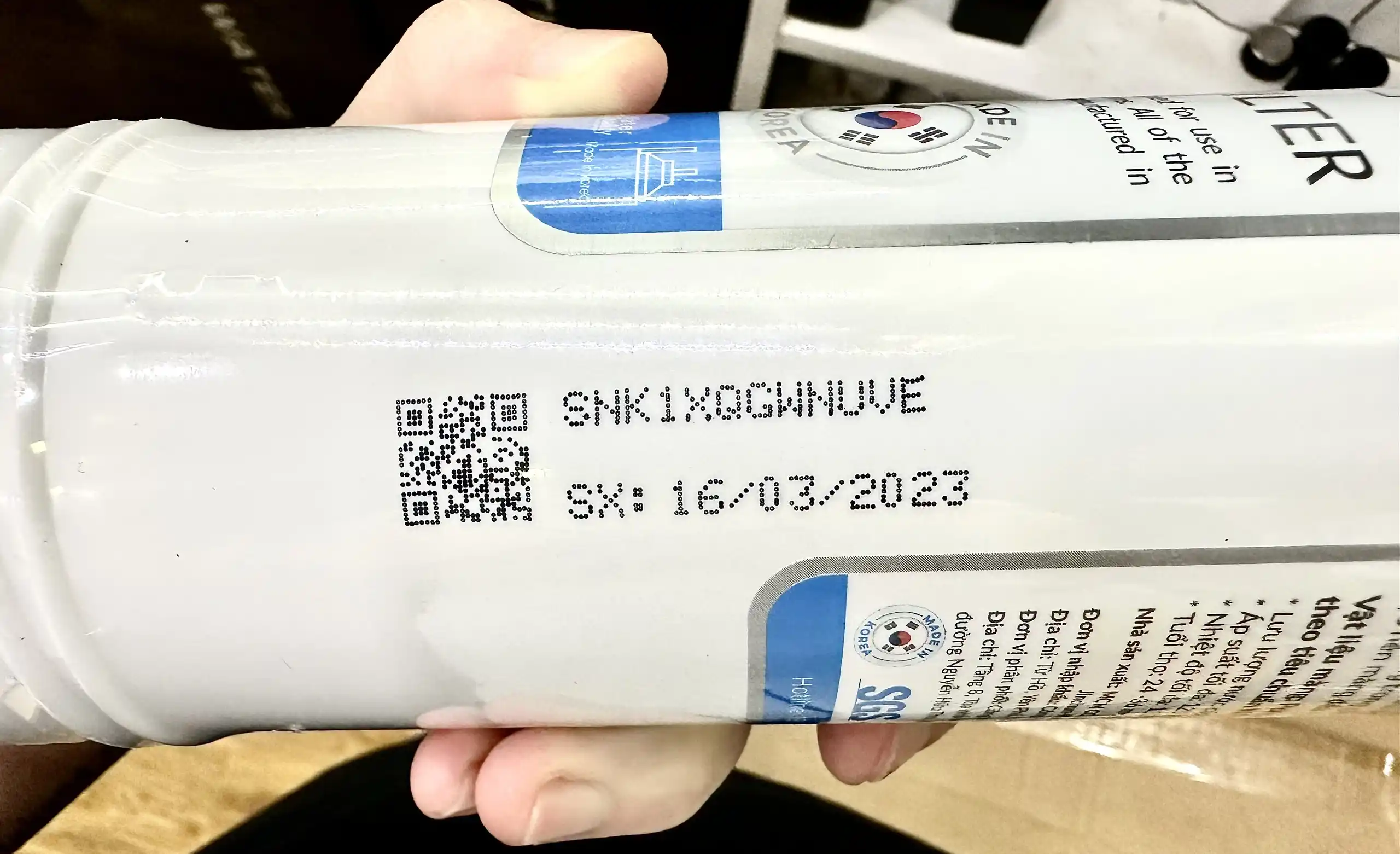 Xác thực lõi RO chính hãng Karofi
