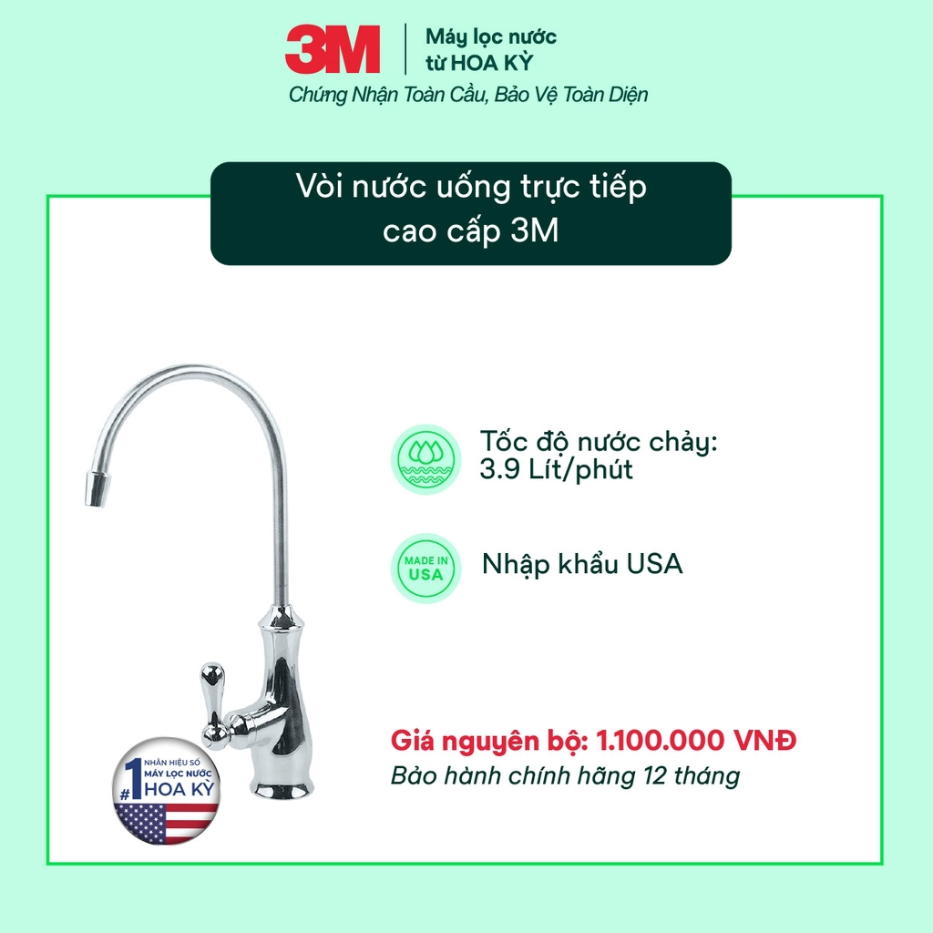 Vòi nước uống trực tiếp cao cấp 3M