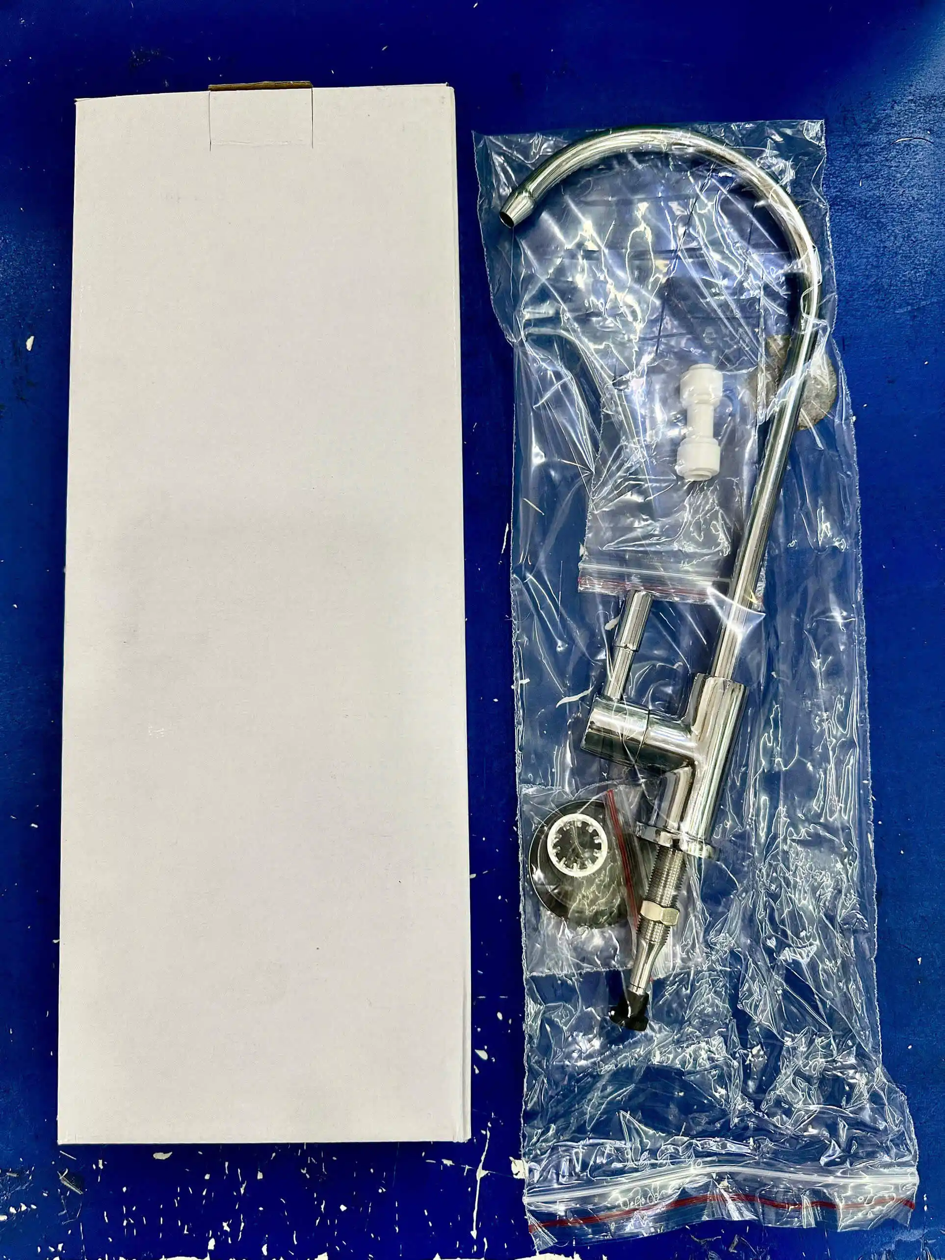 Vòi gạt inox bóng nối nhanh chính hãng Karofi 