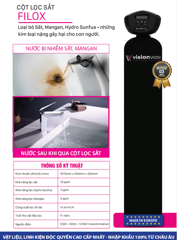 Hệ thống Lọc đầu nguồn Vision Water WH05