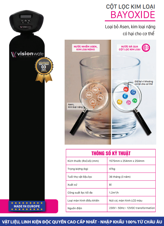 Hệ thống Lọc đầu nguồn Vision Water WH06