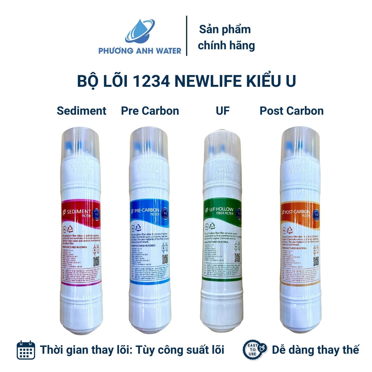 Lõi đúc nối nhanh chính hãng Newlife Hàn Quốc